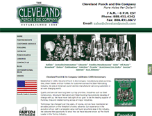 Tablet Screenshot of clevelandpunch.com